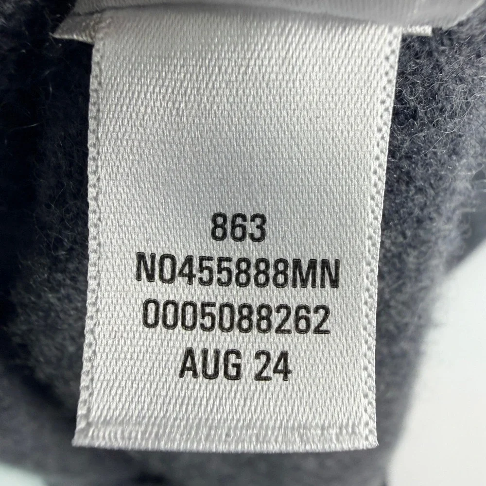 Nordstrom Mens 100%‎ Cashmere V-Neck Sweater Gray Heather N0455888MN Size M